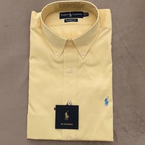 Mens long sleeve Ralph Lauren button down dress shirt. Size 15.5 x 34/35